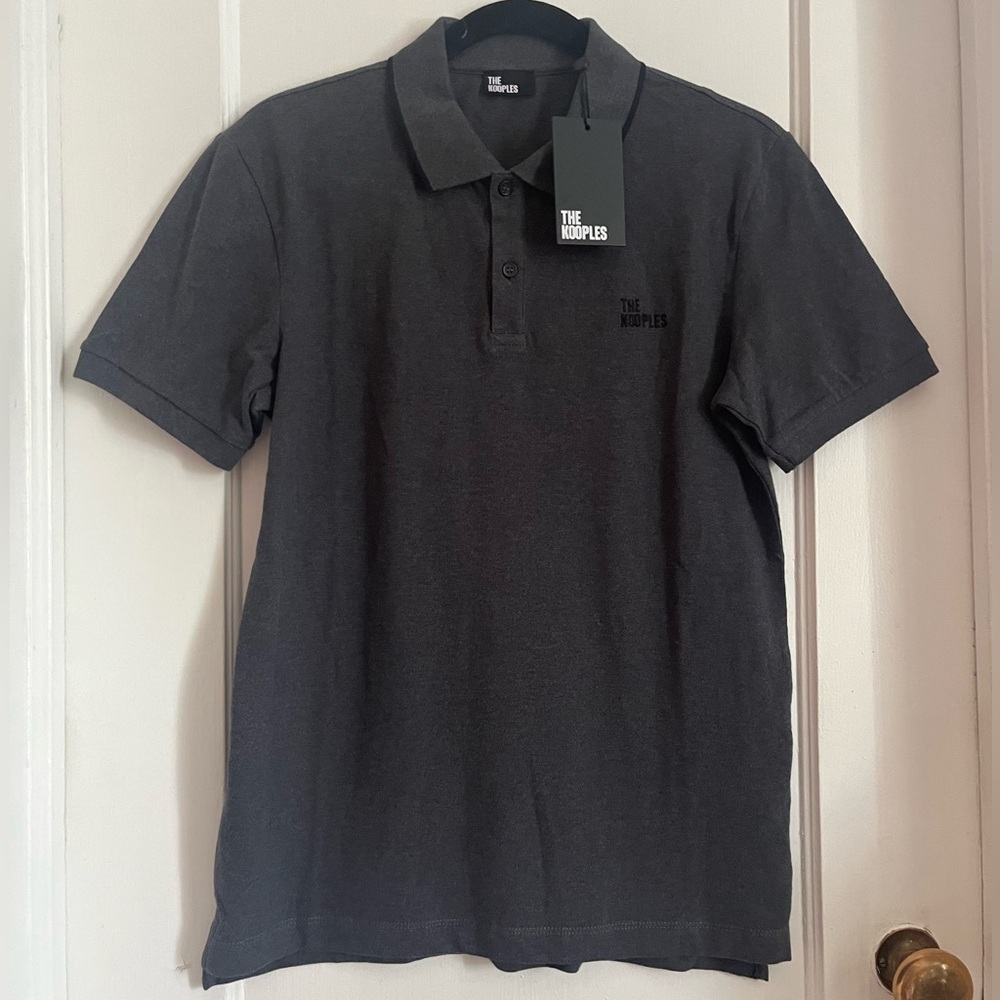 The Kooples Charcoal Polo Shirt